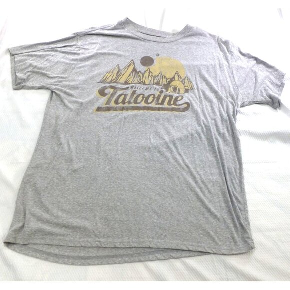 Star Wars Welcome To Tatooine Mens T-Shirt XL Gray - Picture 1 of 5